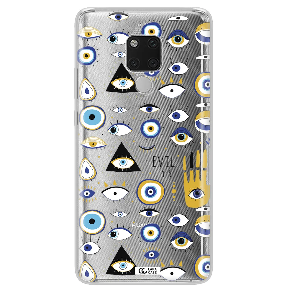 Evil Eyes Huawei Mate 20X Clear TPU Case