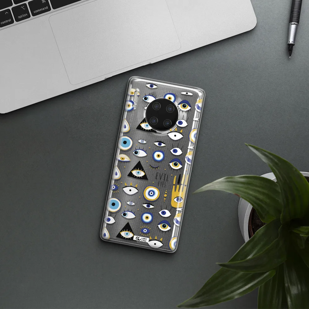 Evil Eyes Huawei Mate 30 Pro Clear TPU Case