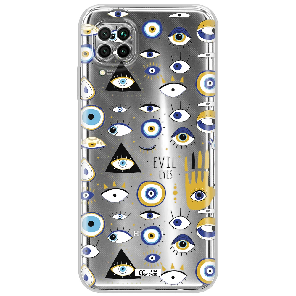 Evil Eyes Huawei Nova 7I Clear Tpu Case