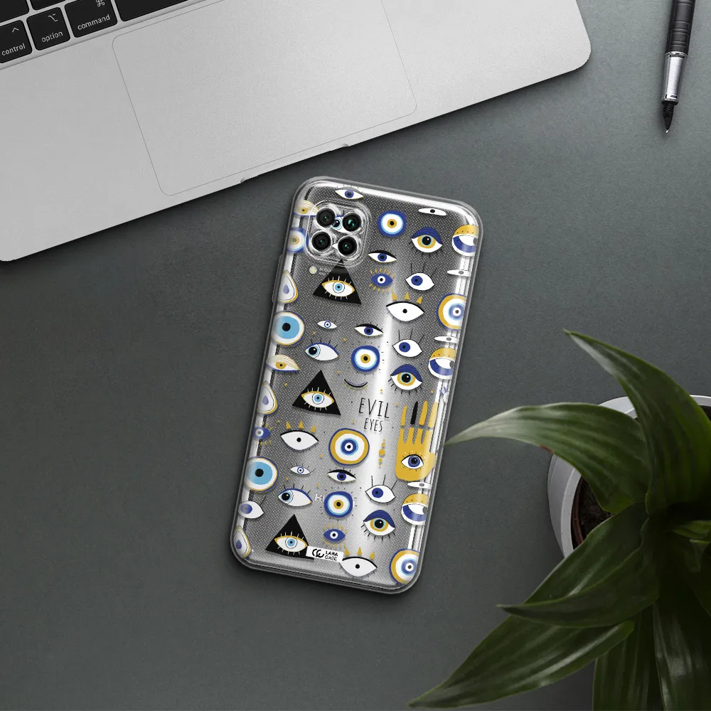 Evil Eyes Huawei Nova 7I Clear Tpu Case