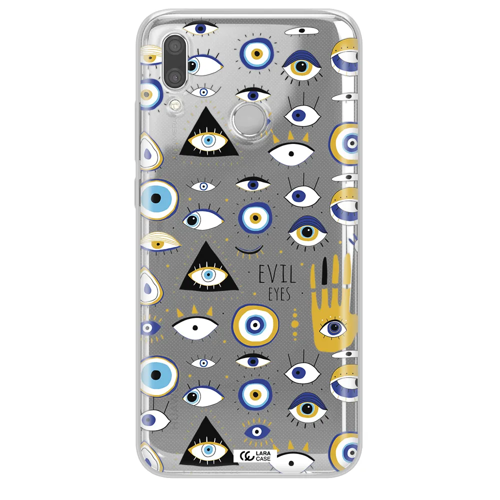 Evil Eyes Huawei P Smart 2019 Clear TPU Case