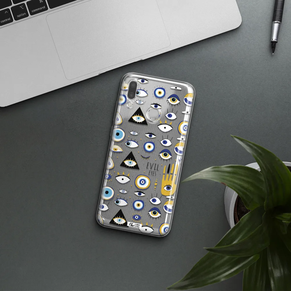 Evil Eyes Huawei P Smart 2019 Clear TPU Case