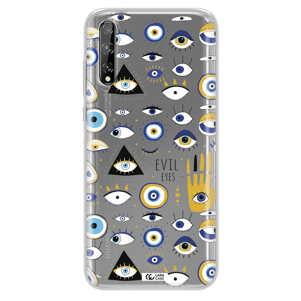 Evil Eyes Huawei P Smart S Clear TPU Case