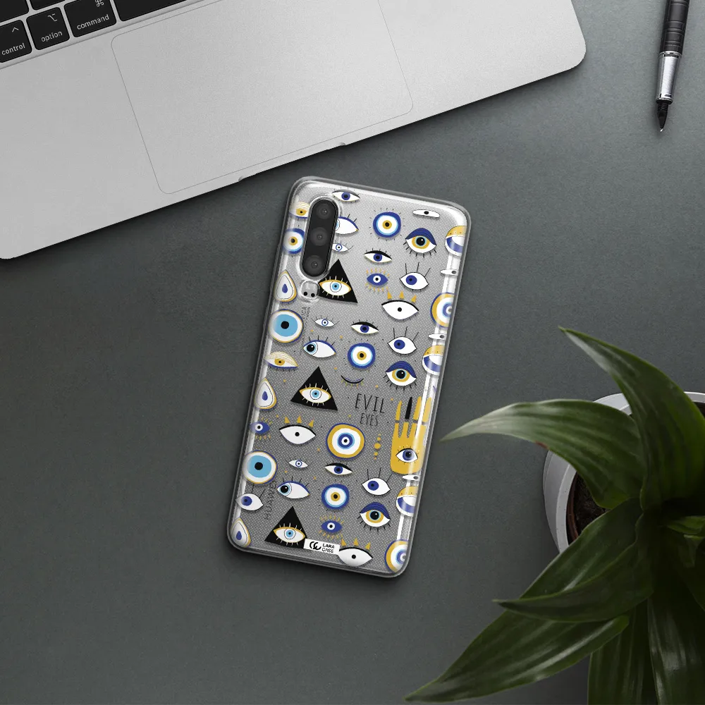 Evil Eyes Huawei P30 Clear TPU Case