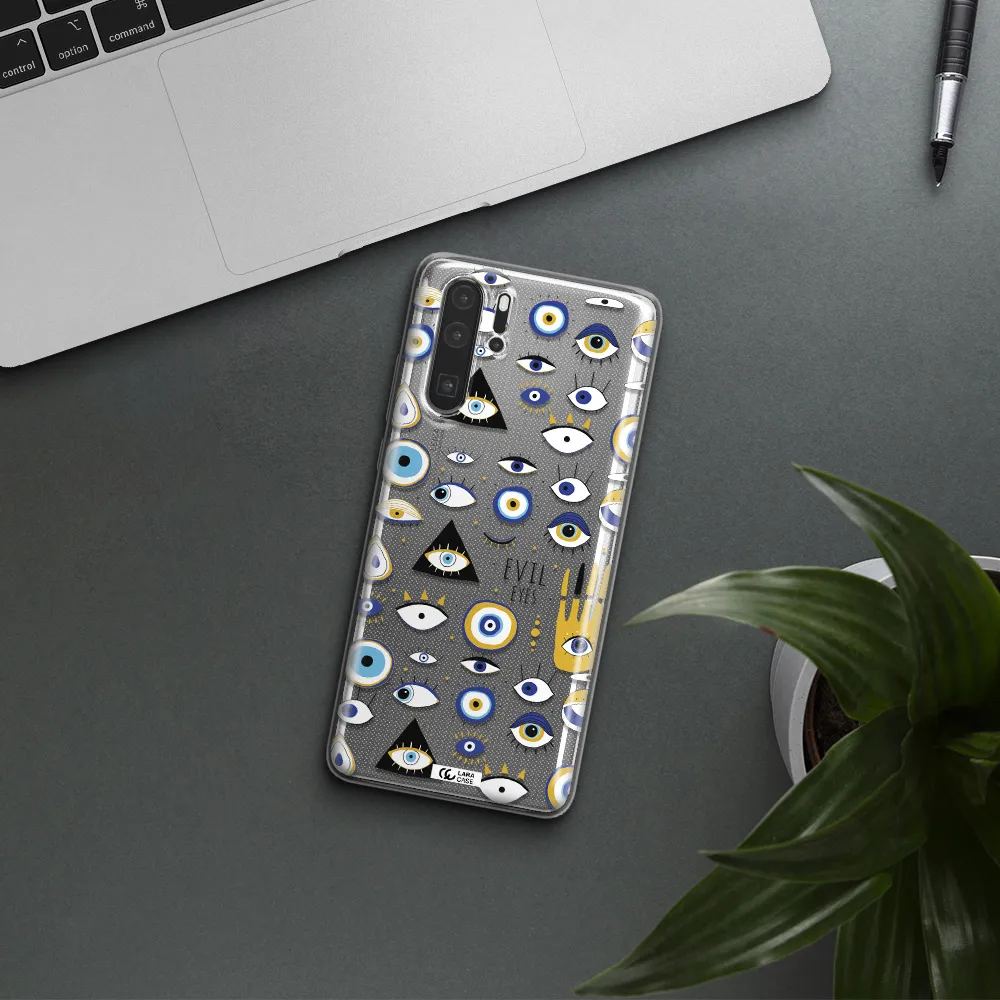 Evil Eyes Huawei P30 Pro Clear TPU Case