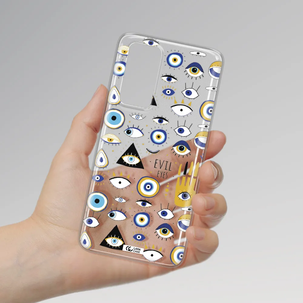 Evil Eyes Huawei P40 Clear TPU Case