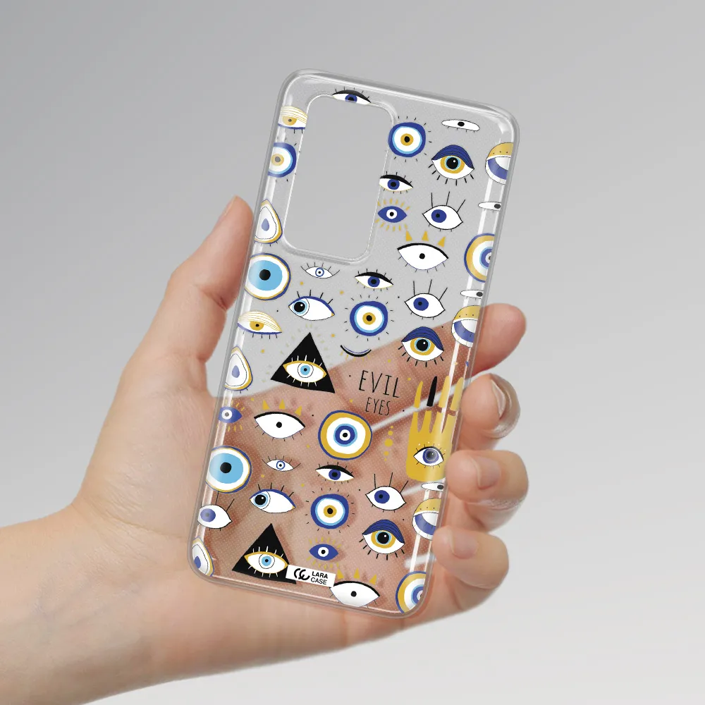 Evil Eyes Huawei P40 Pro Clear TPU Case