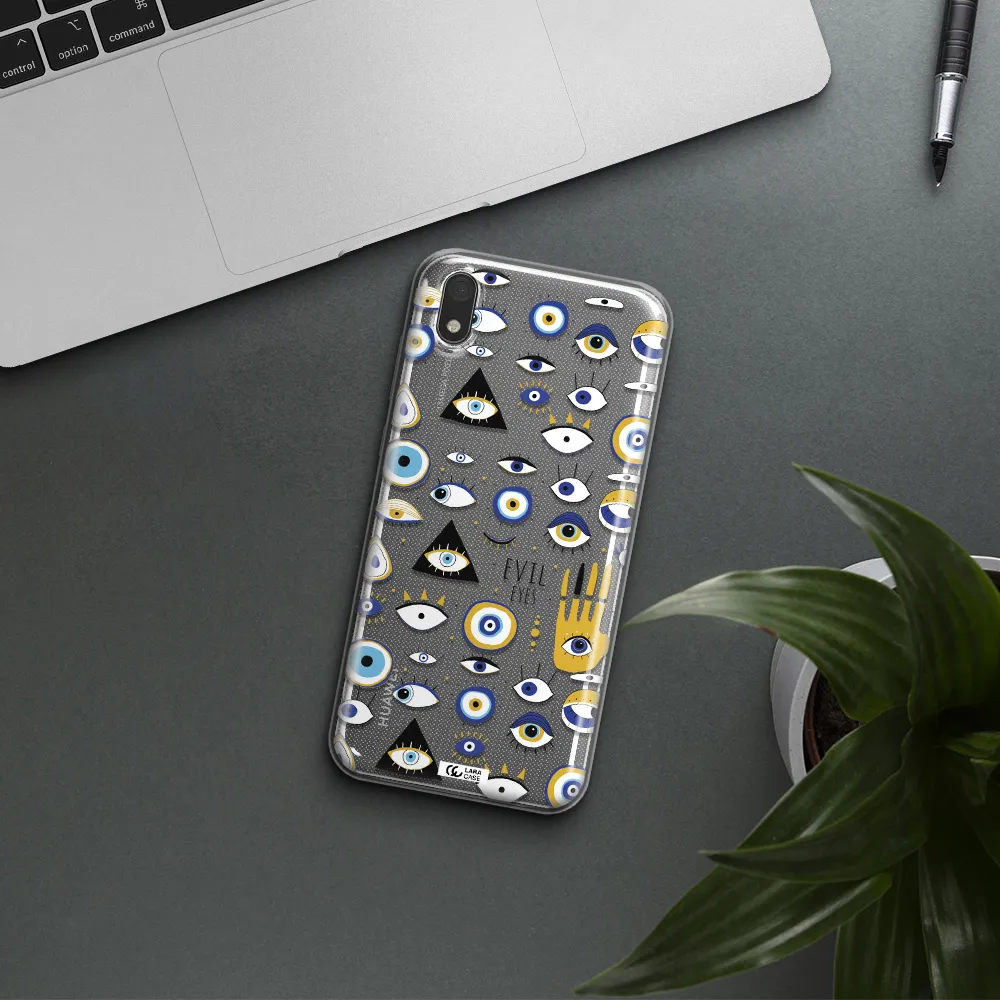 Evil Eyes Huawei Y5 2019 Clear TPU Case