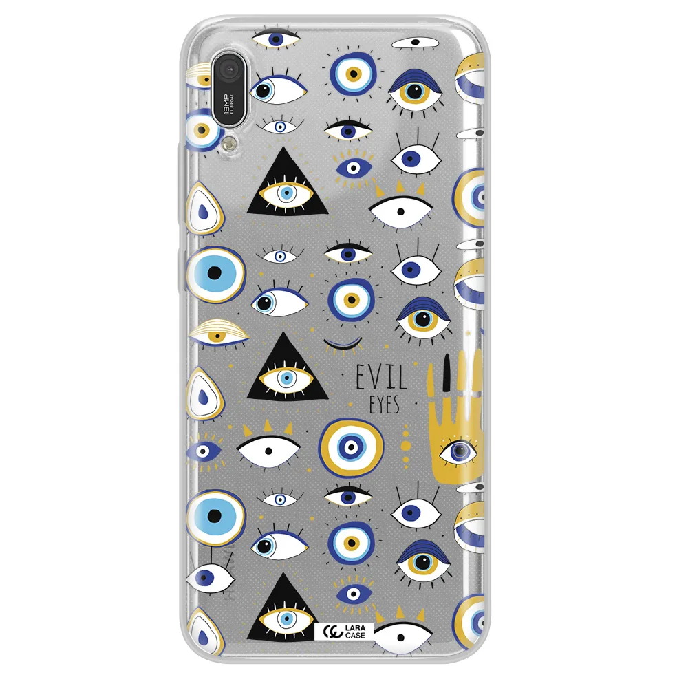 Evil Eyes Huawei Y6 Pro 2019 Clear TPU Case