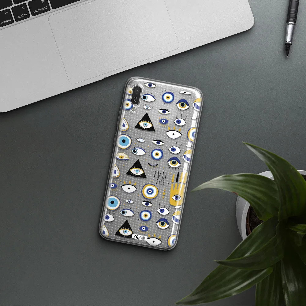 Evil Eyes Huawei Y6 Pro 2019 Clear TPU Case