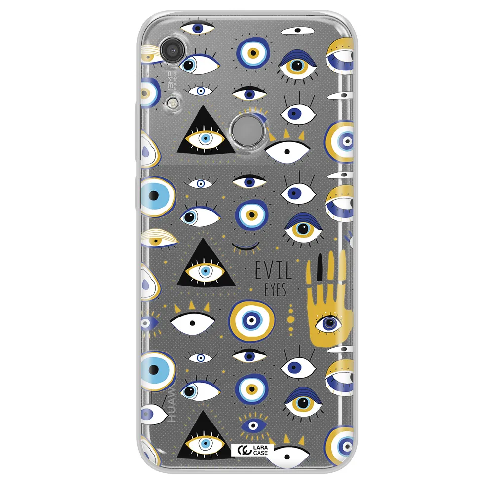 Evil Eyes Huawei Y6S Clear TPU Case