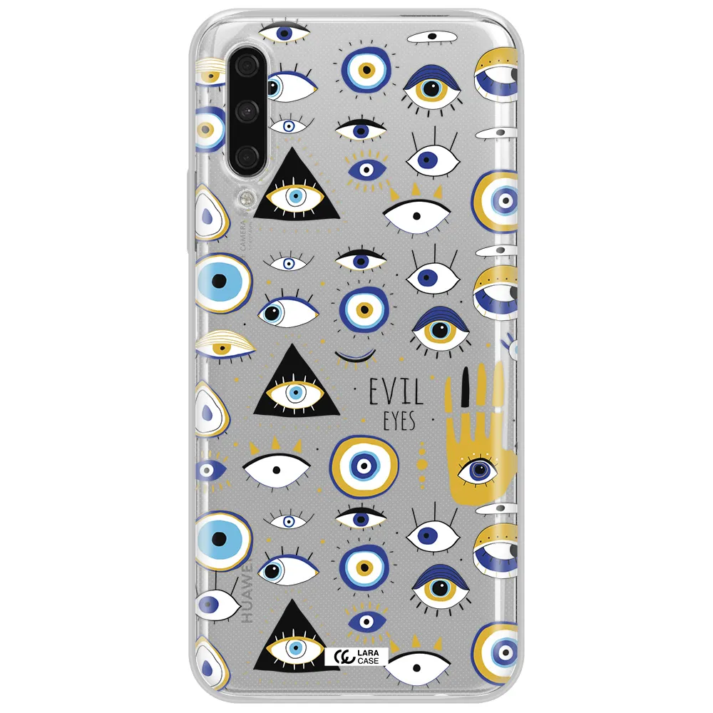 Evil Eyes Huawei Y9S Clear Tpu Case