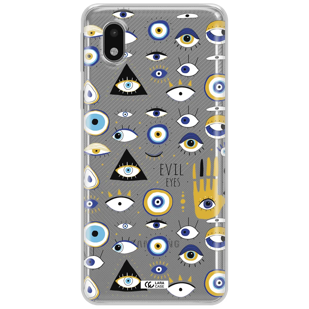 Evil Eyes Samsung A01 Core Clear Tpu Case