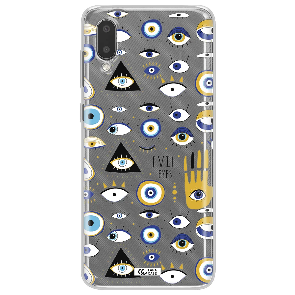 Evil Eyes Samsung A02 Clear TPU Case