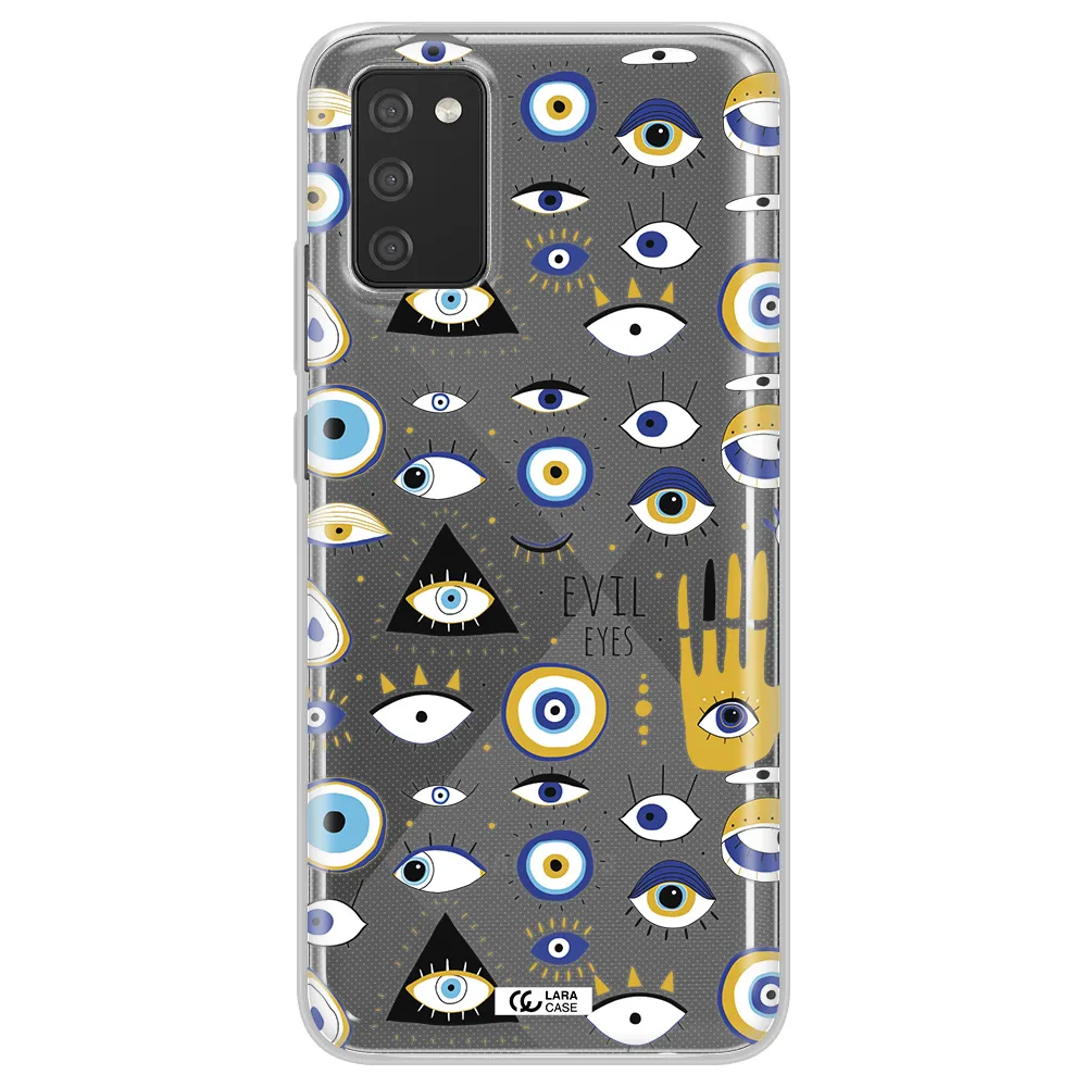 Evil Eyes Samsung A02S Clear TPU Case