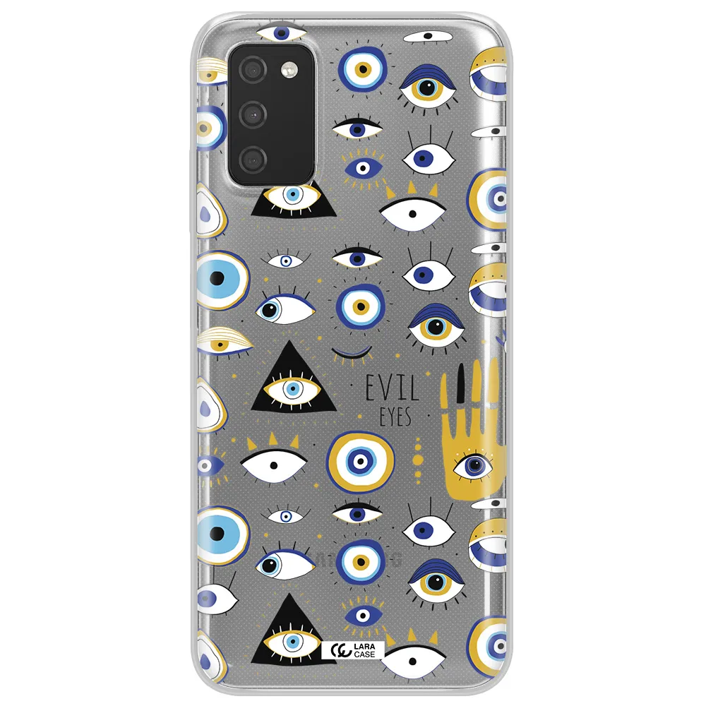 Evil Eyes Samsung A03S Clear TPU Case