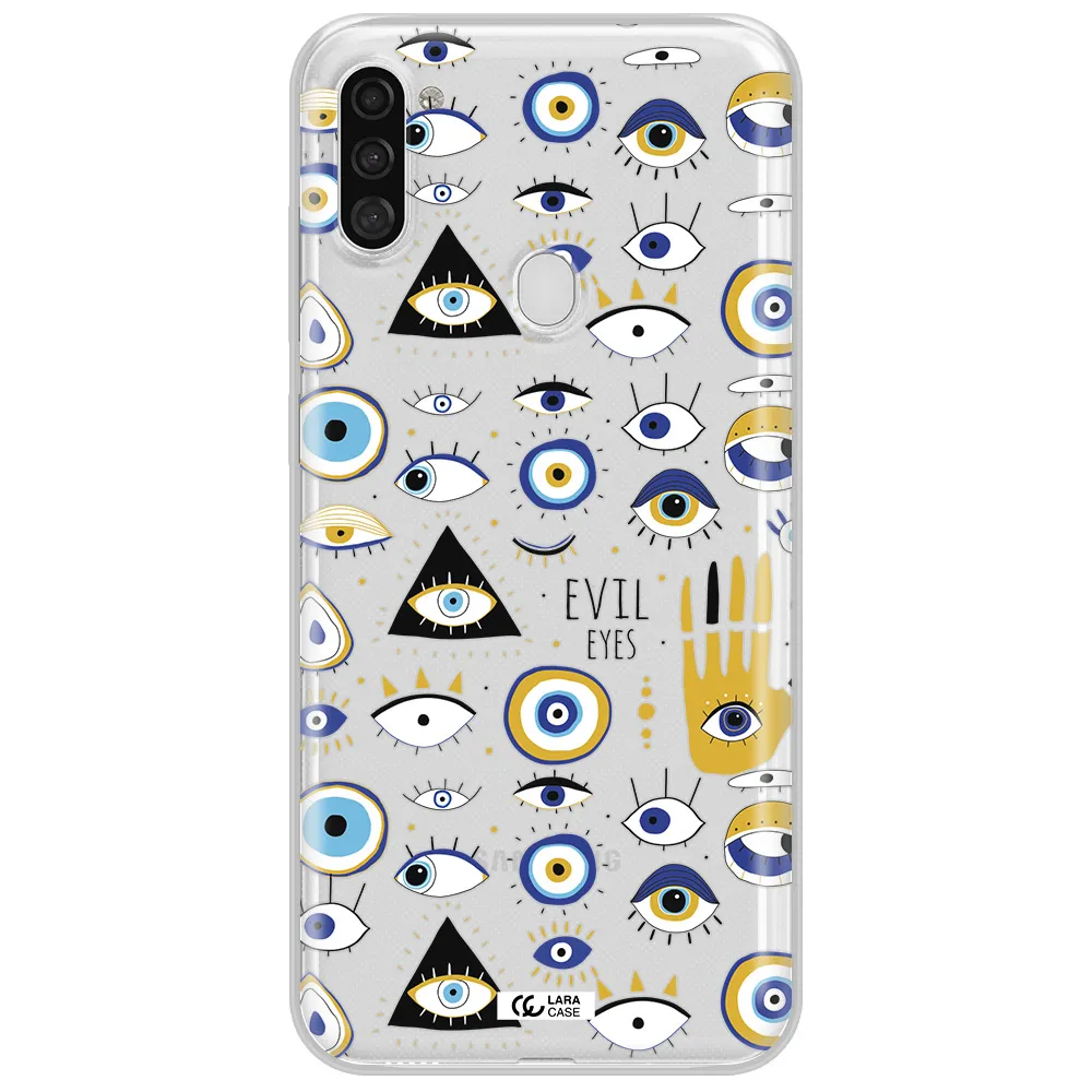 Evil Eyes Samsung A11 Clear TPU Case