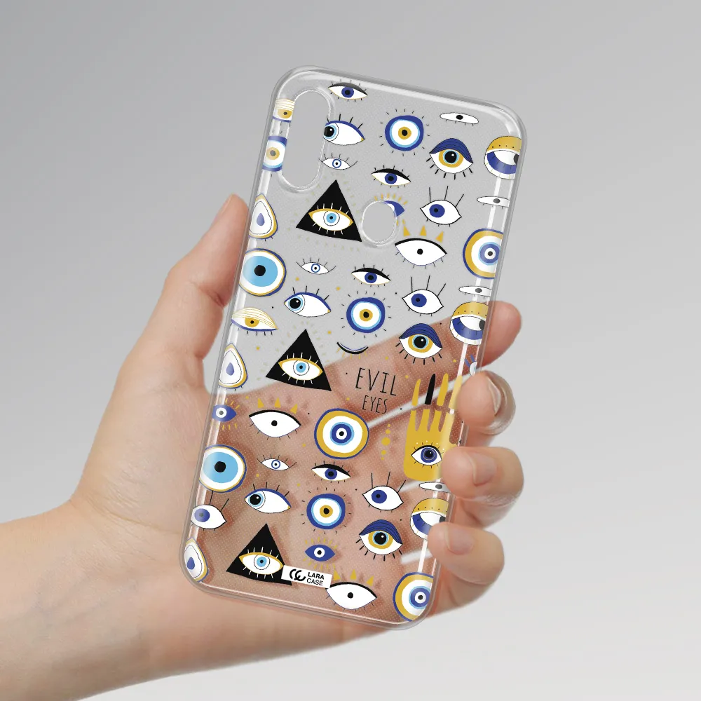 Evil Eyes Samsung A11 Clear TPU Case