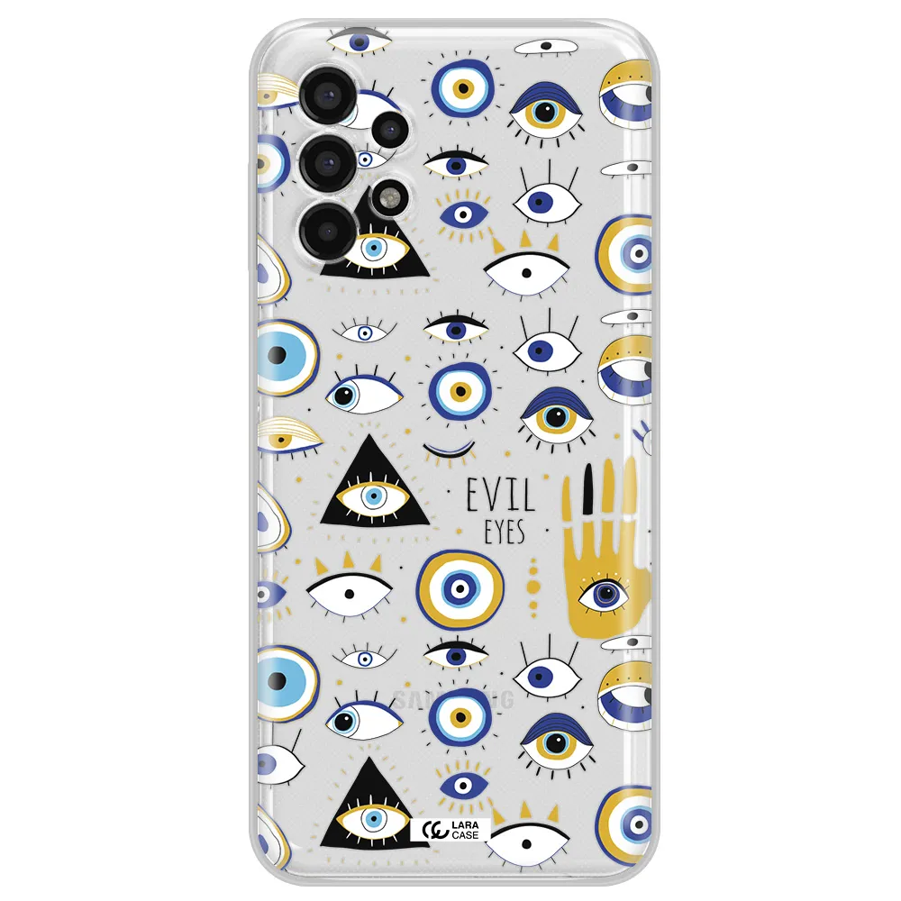 Evil Eyes Samsung A13 4g Clear TPU Case
