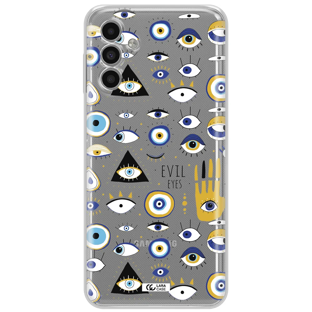 Evil Eyes Samsung A13 5G Clear Tpu Case