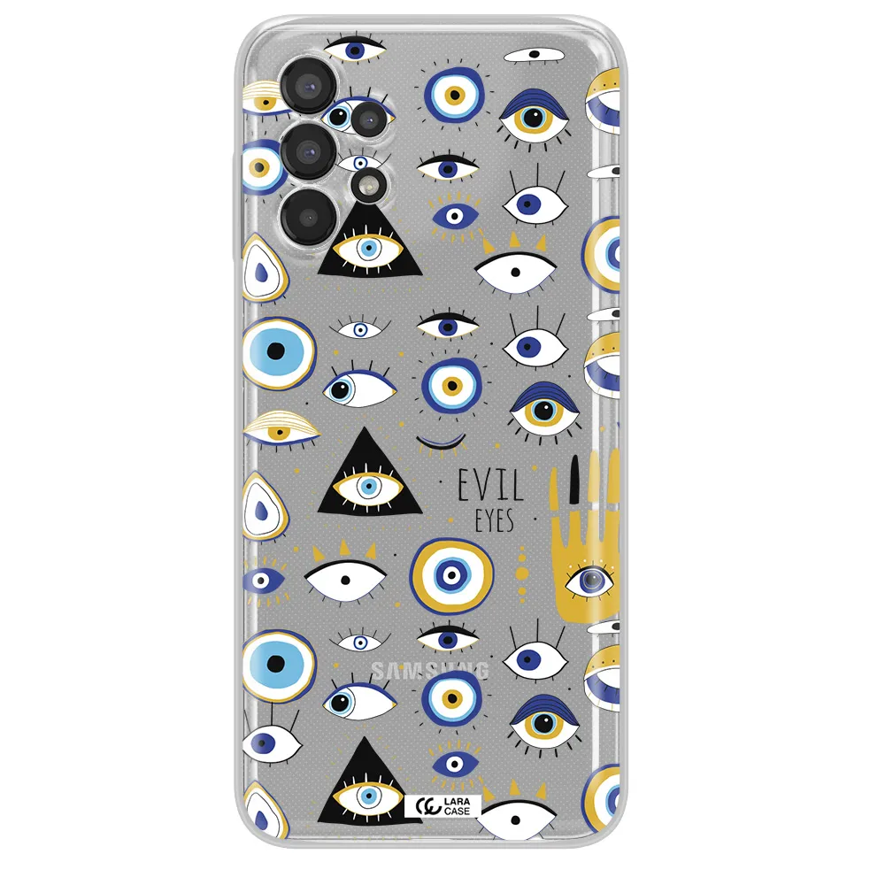 Evil Eyes Samsung A13 Clear TPU Case