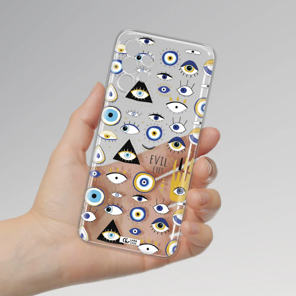 Evil Eyes Samsung A13 Clear TPU Case