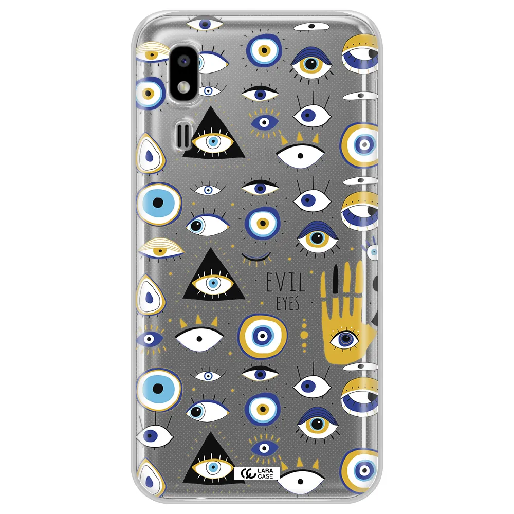 Evil Eyes Samsung A2 Core Clear TPU Case