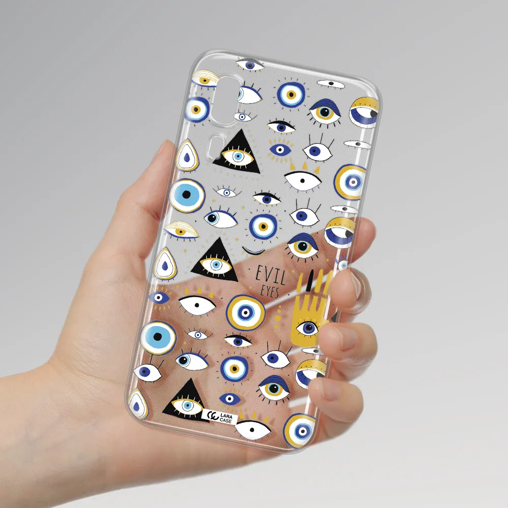 Evil Eyes Samsung A2 Core Clear TPU Case