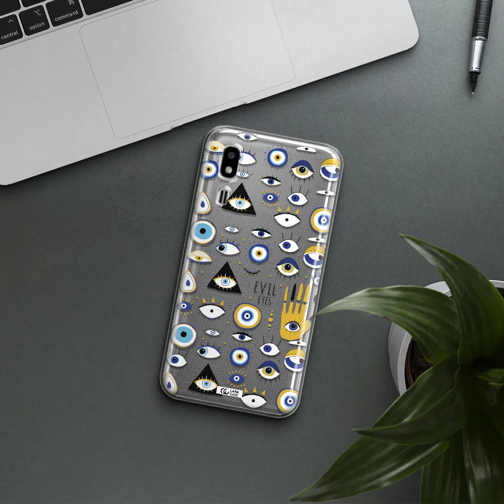 Evil Eyes Samsung A2 Core Clear TPU Case