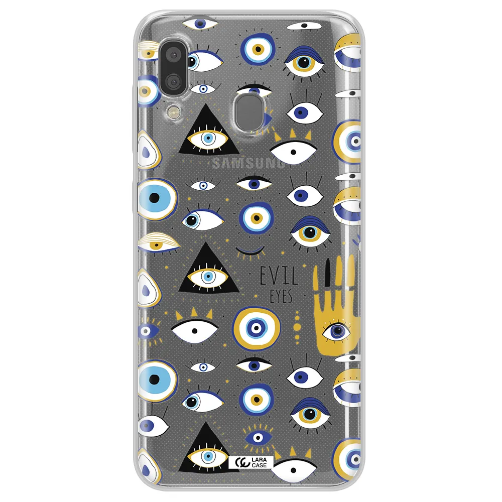 Evil Eyes Samsung A20 Clear TPU Case
