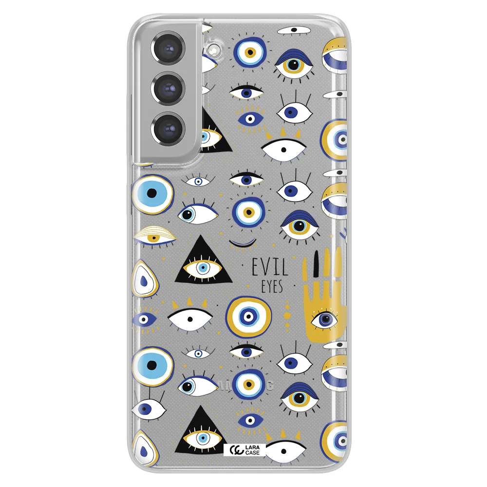 Evil Eyes Samsung A21 Fe Clear TPU Case