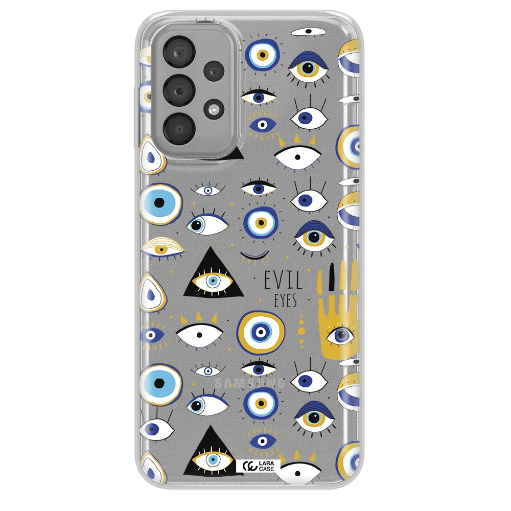 Evil Eyes Samsung A23 Clear TPU Case