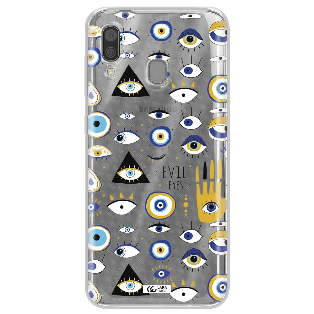 Evil Eyes Samsung A30 Clear TPU Case