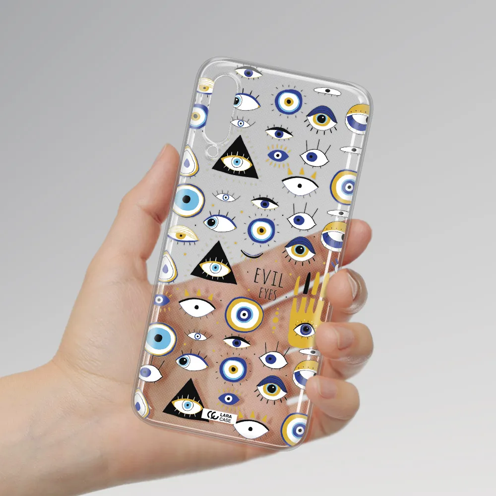 Evil Eyes Samsung A30S Clear TPU Case