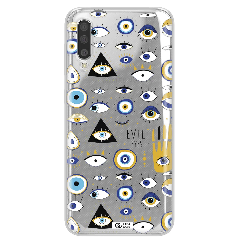 Evil Eyes Samsung A50 Clear TPU Case