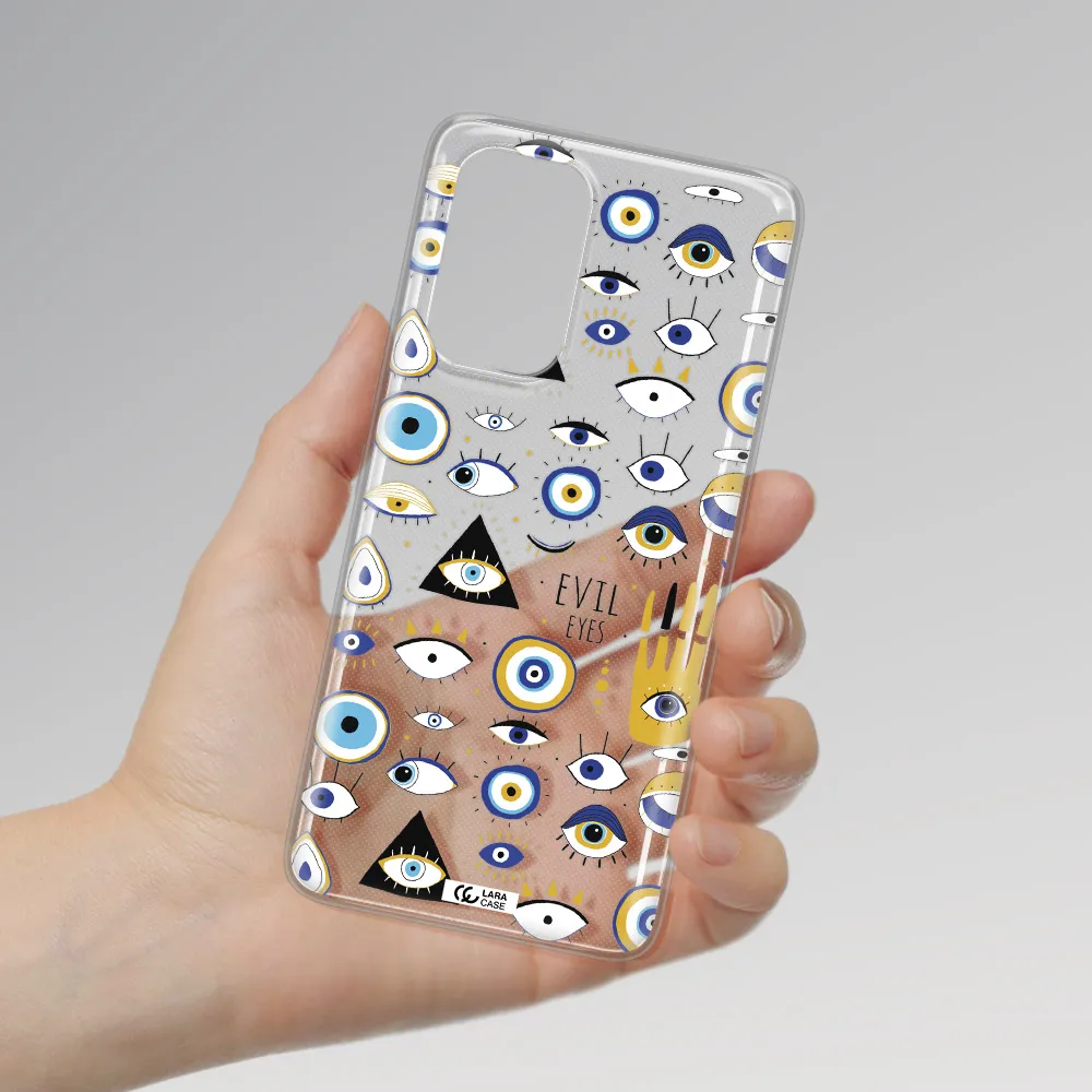 Evil Eyes Samsung A53 Clear TPU Case