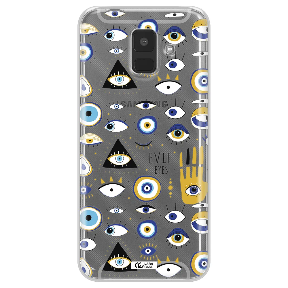 Evil Eyes Samsung A6 Clear TPU Case