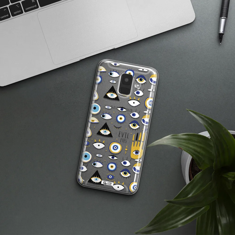 Evil Eyes Samsung A6 Clear TPU Case