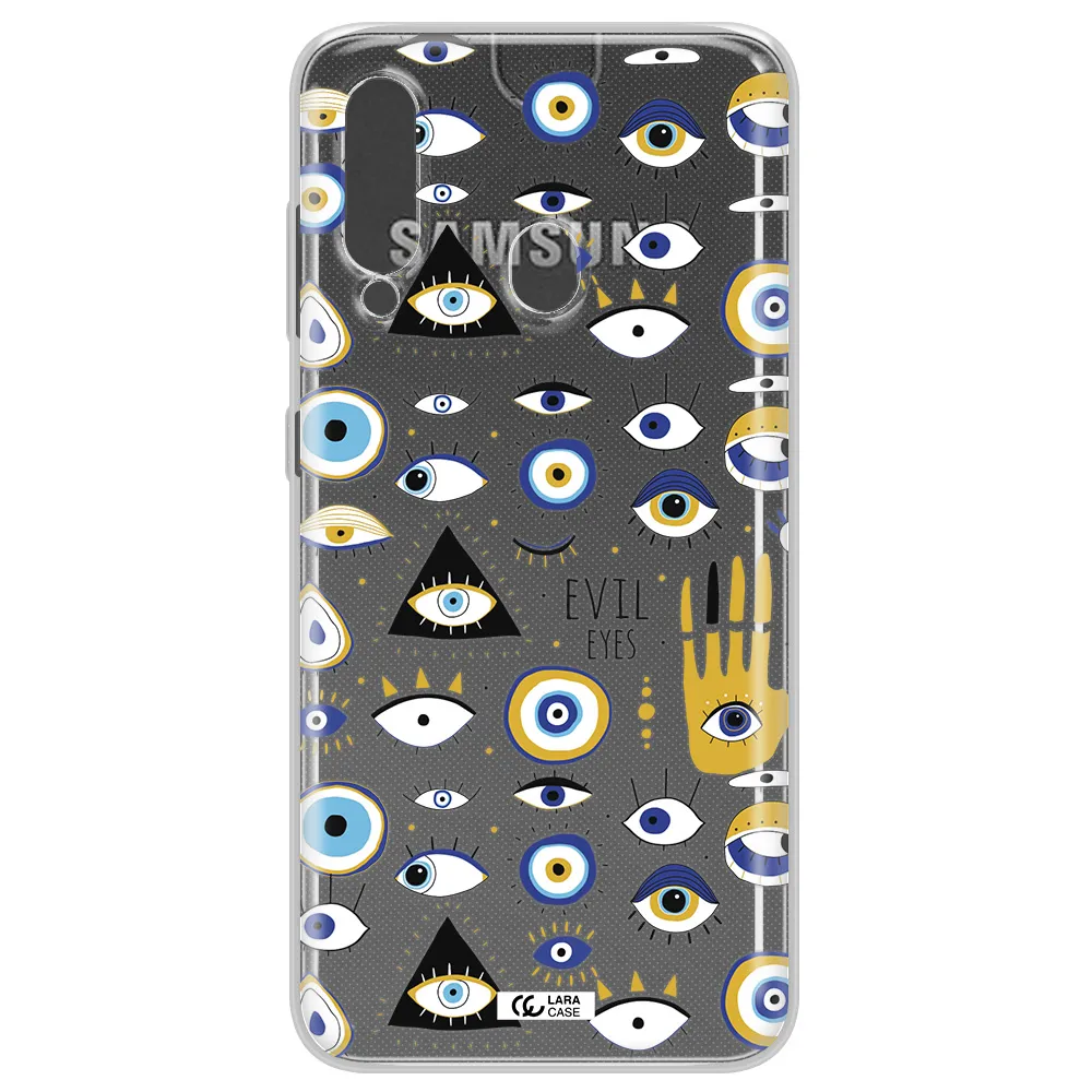 Evil Eyes Samsung A60 Clear TPU Case