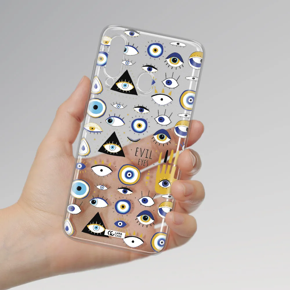 Evil Eyes Samsung A60 Clear TPU Case