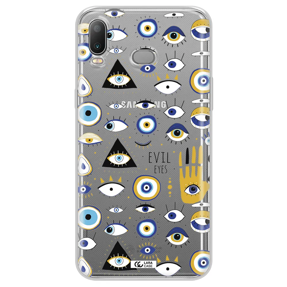 Evil Eyes Samsung A6S Clear TPU Case