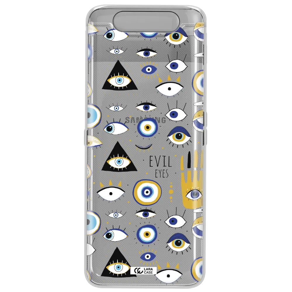 Evil Eyes Samsung A80 Clear TPU Case