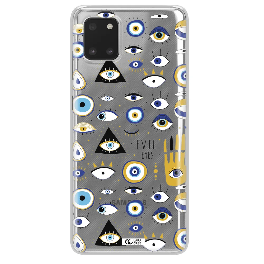 Evil Eyes Samsung A81 Clear TPU Case