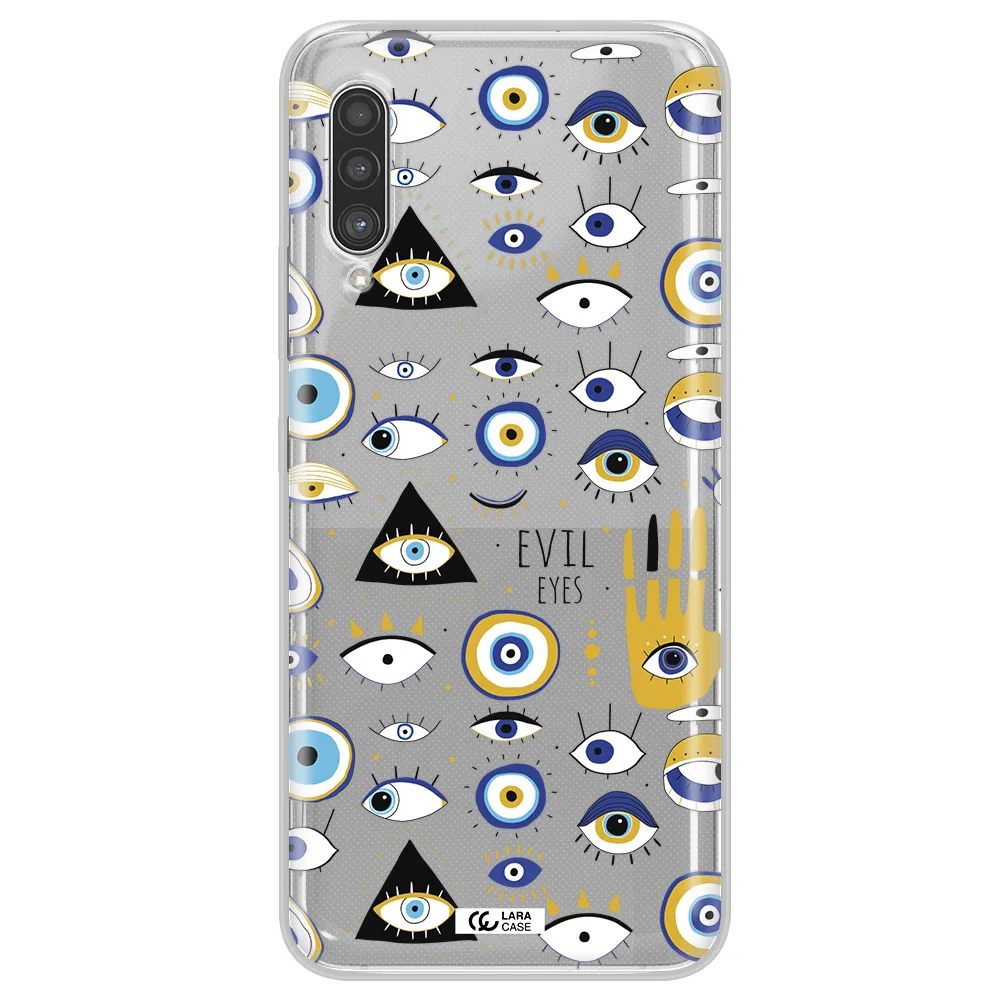 Evil Eyes Samsung A90 Clear TPU Case