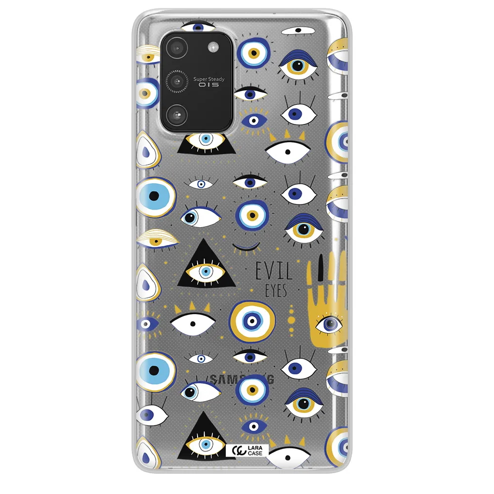Evil Eyes Samsung A91 Clear TPU Case