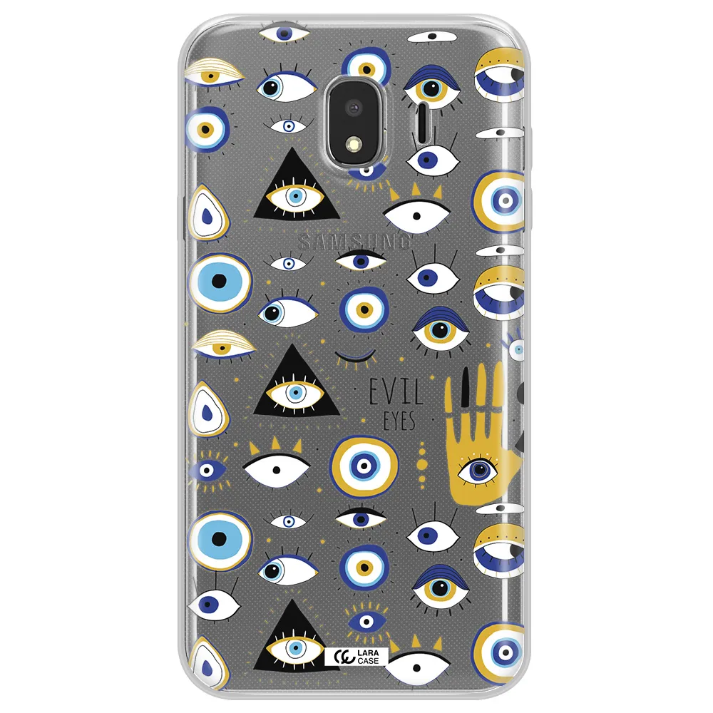 Evil Eyes Samsung J4 Clear TPU Case