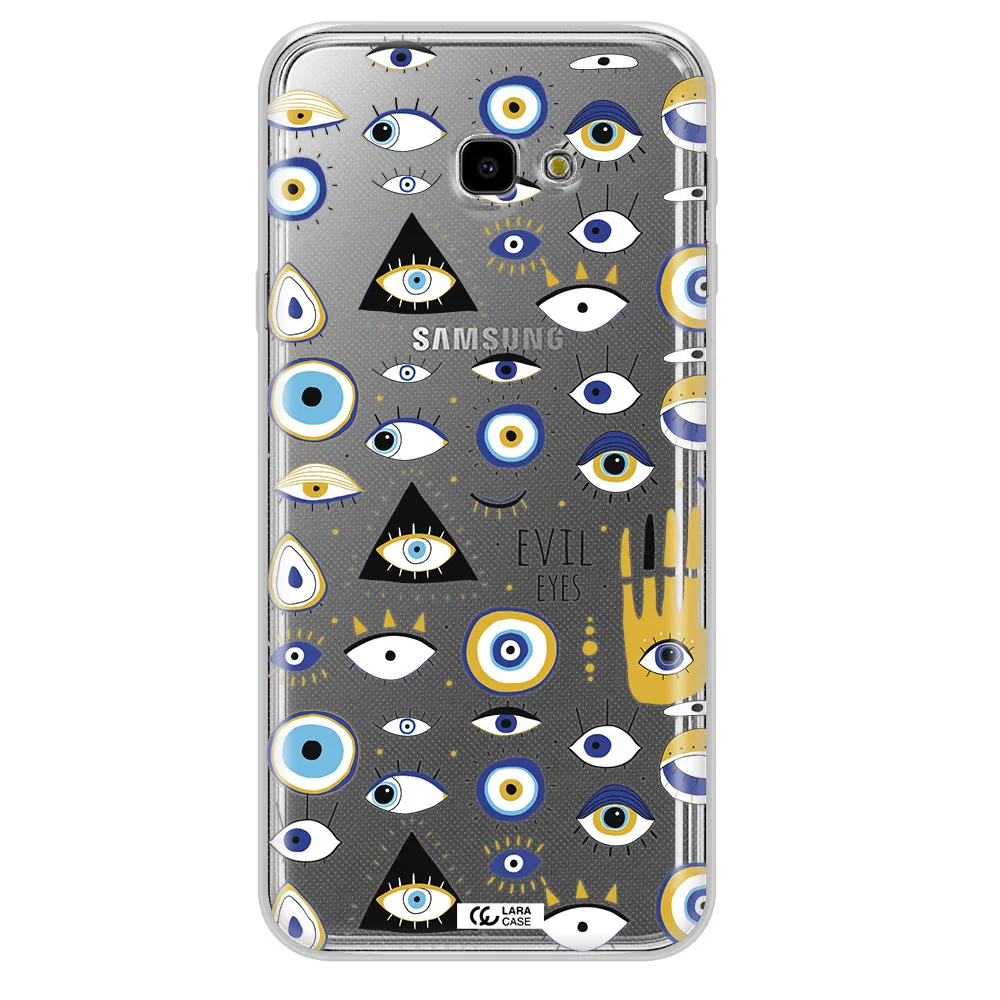 Evil Eyes Samsung J4 Plus Clear TPU Case