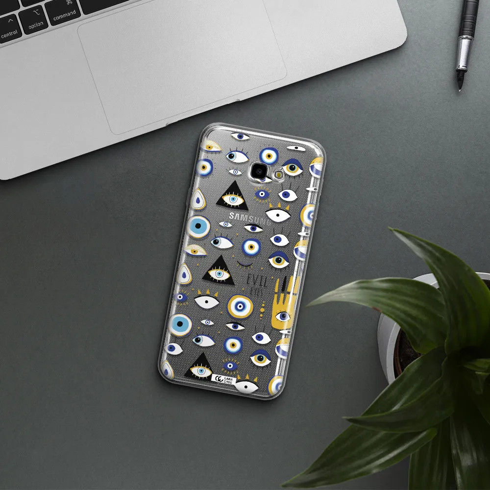 Evil Eyes Samsung J4 Plus Clear TPU Case