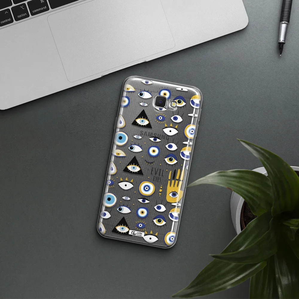 Evil Eyes Samsung J5 Prime Clear TPU Case