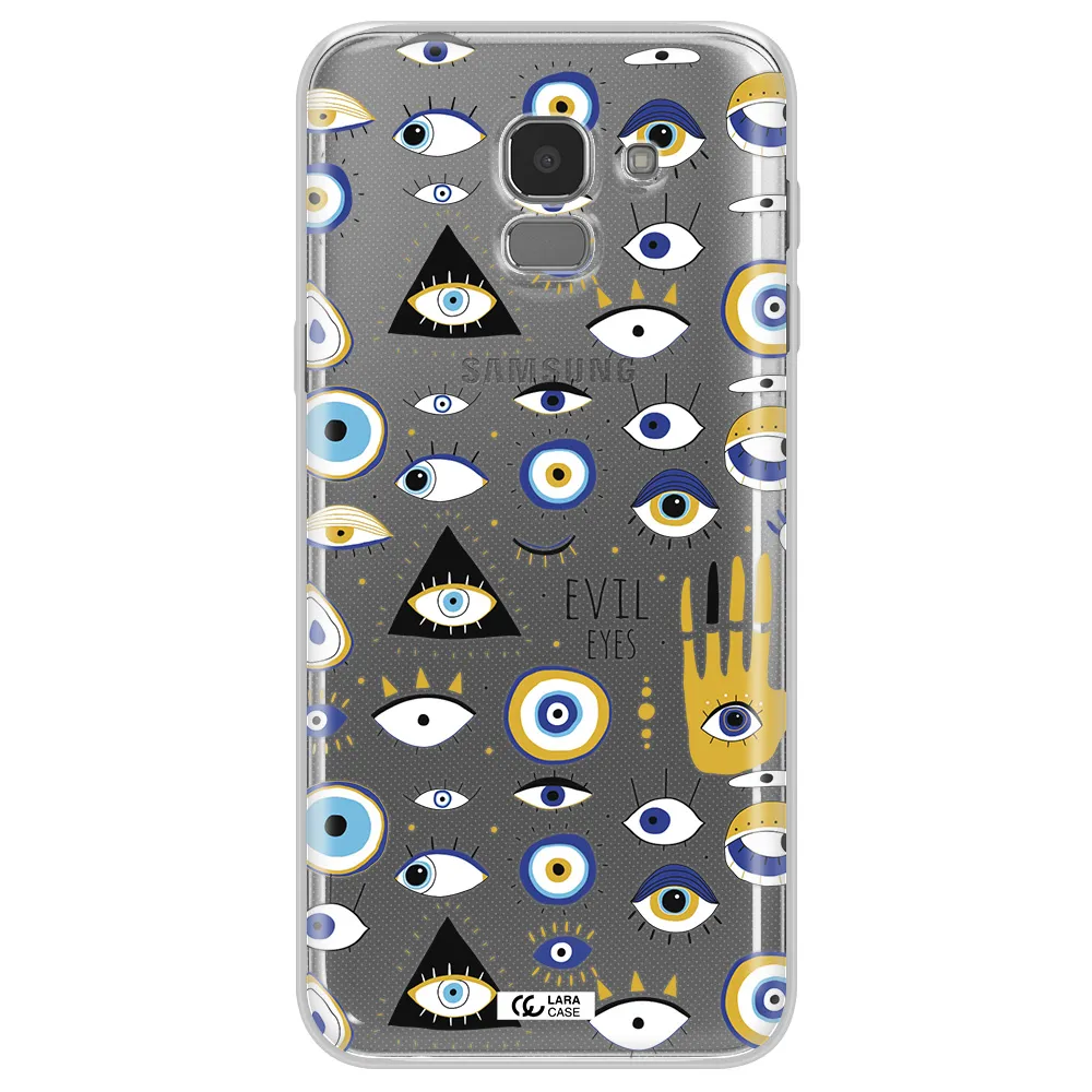 Evil Eyes Samsung J6 Clear TPU Case
